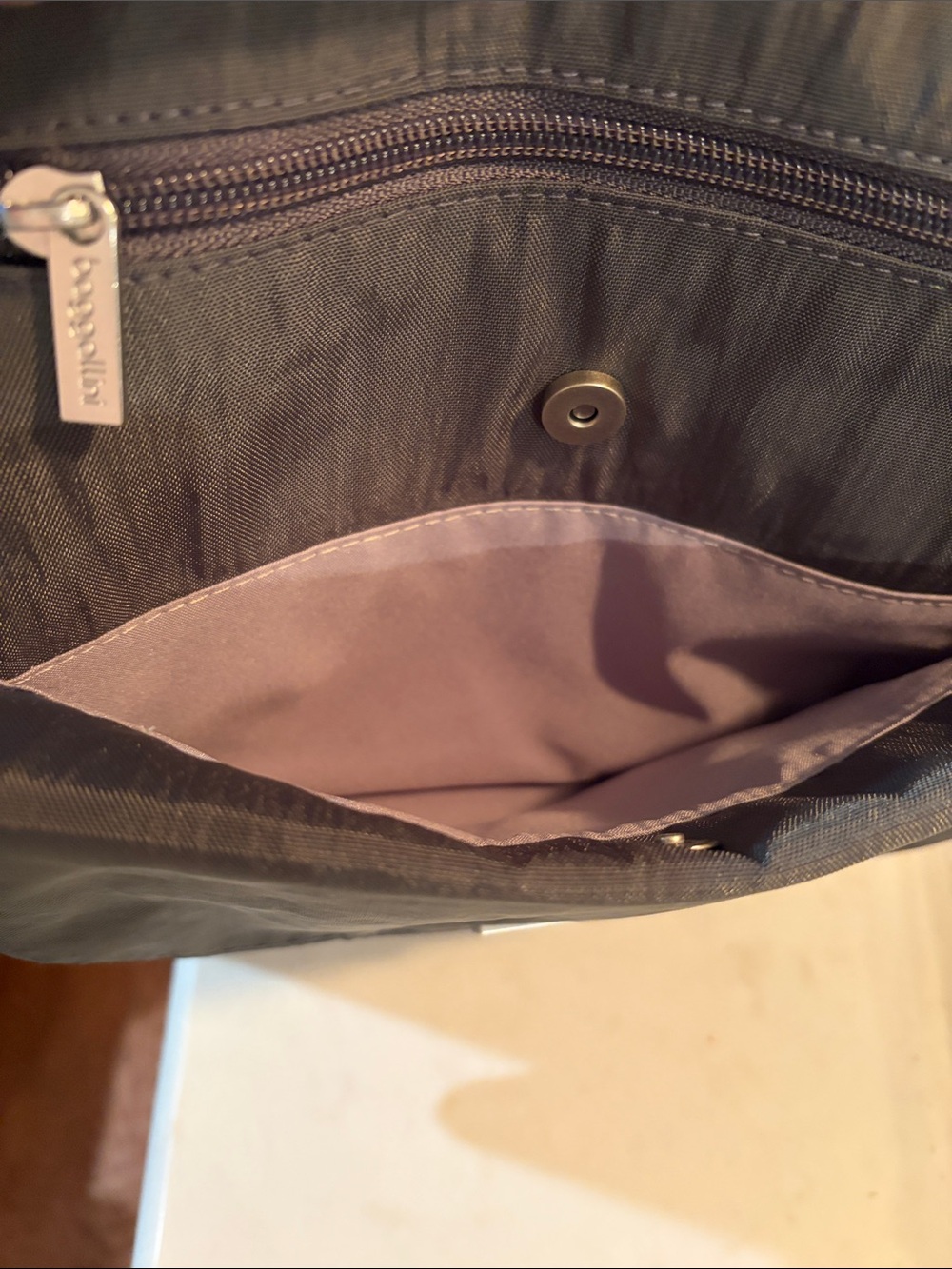 Baggallini Charcoal Town Bagg Crossbody Bag/NWT - Picture 16 of 16